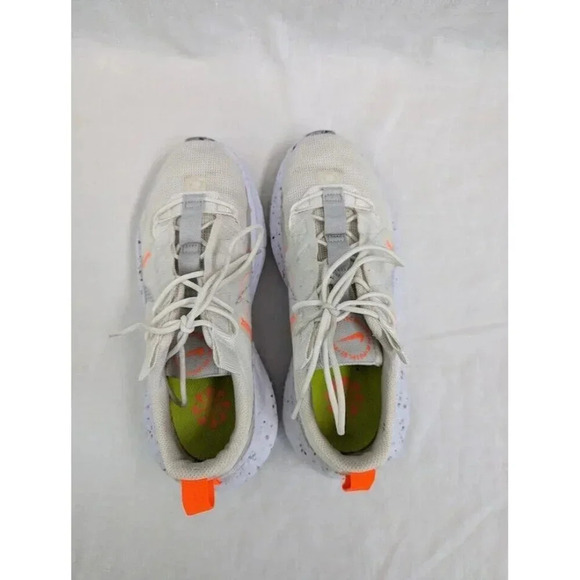 Size 7.5 - Nike Crater Impact Summit White Grey Fog orange detail. SH1 - Picture 5 of 10